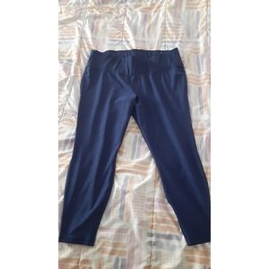 Lane Bryant Livi Active Blue & Black 6/7 Leggings Size 22/25